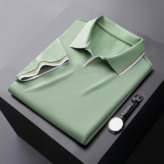 Vincenzo Prestige Silk Polo Shirt