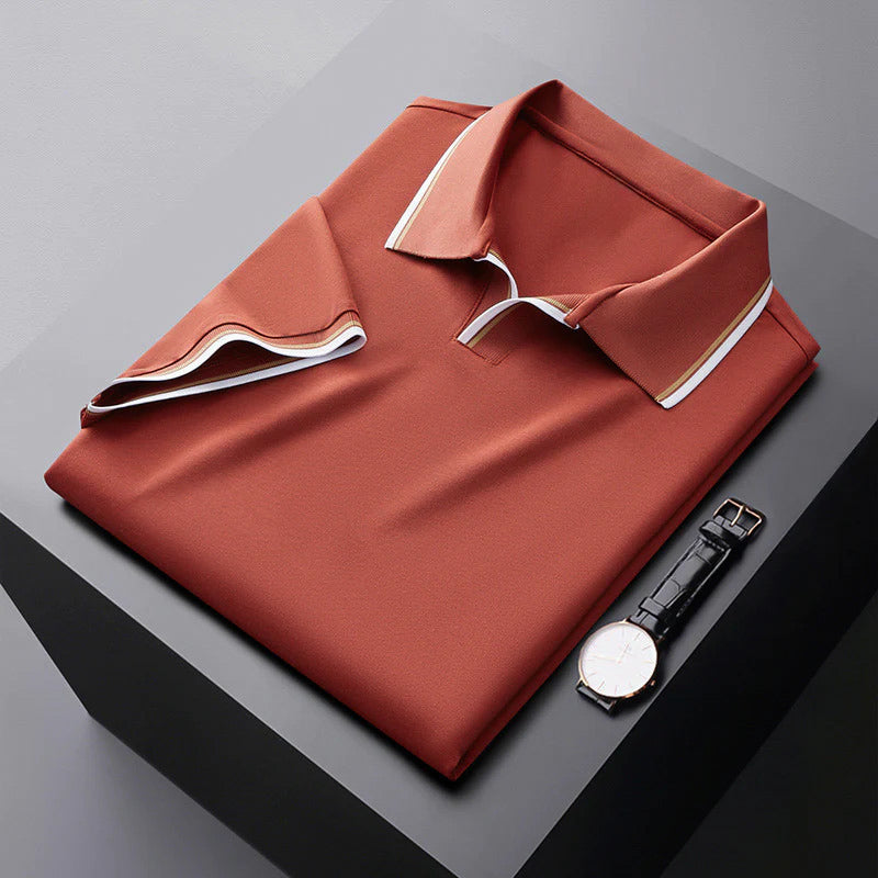Vincenzo Prestige Silk Polo Shirt