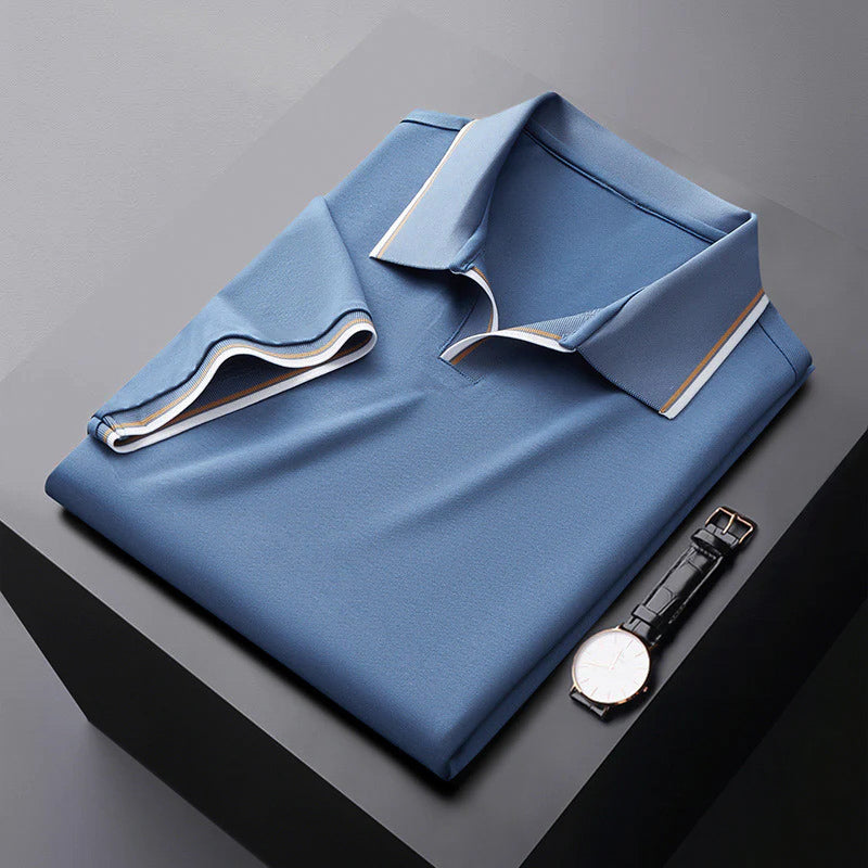 Vincenzo Prestige Silk Polo Shirt