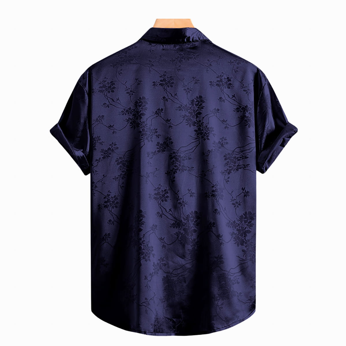 Marcelo Midnight Satin Shirt