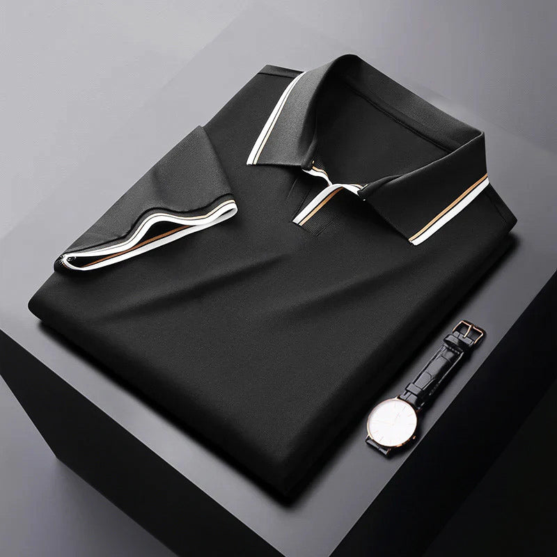 Vincenzo Prestige Silk Polo Shirt