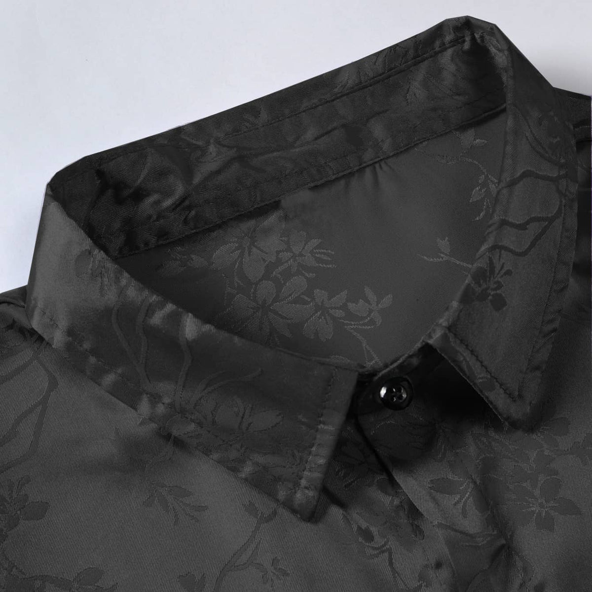 Marcelo Midnight Satin Shirt