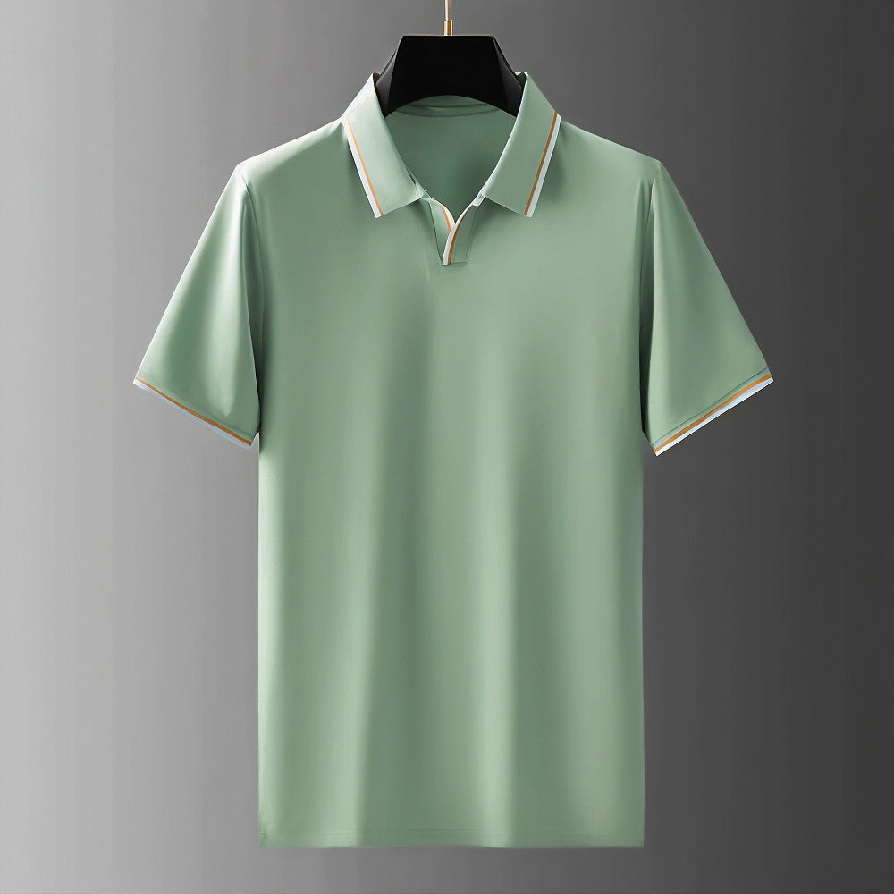 Vincenzo Prestige Silk Polo Shirt
