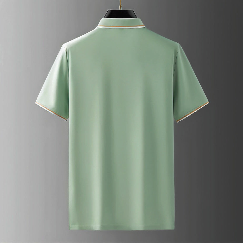 Vincenzo Prestige Silk Polo Shirt