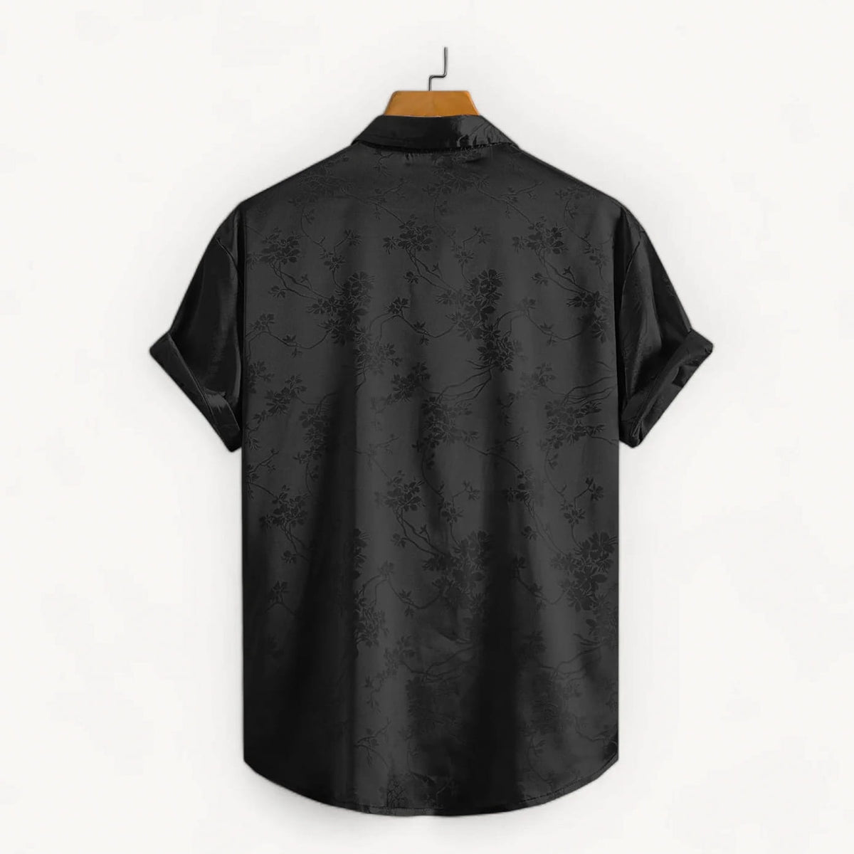 Marcelo Midnight Satin Shirt