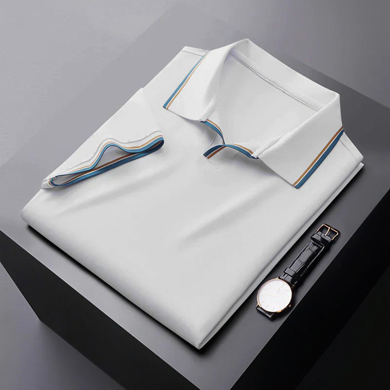 Vincenzo Prestige Silk Polo Shirt