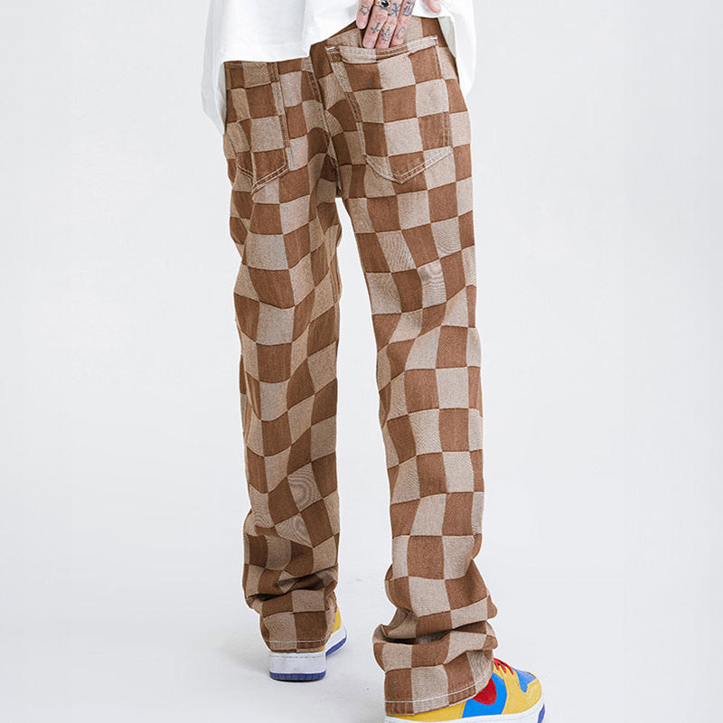 Metropolitan Custom Checkered Jeans