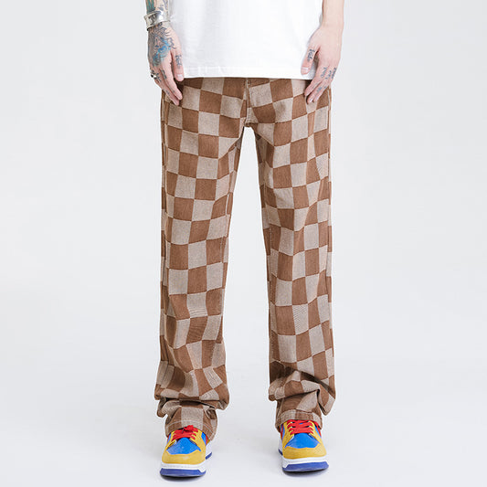 Metropolitan Custom Checkered Jeans