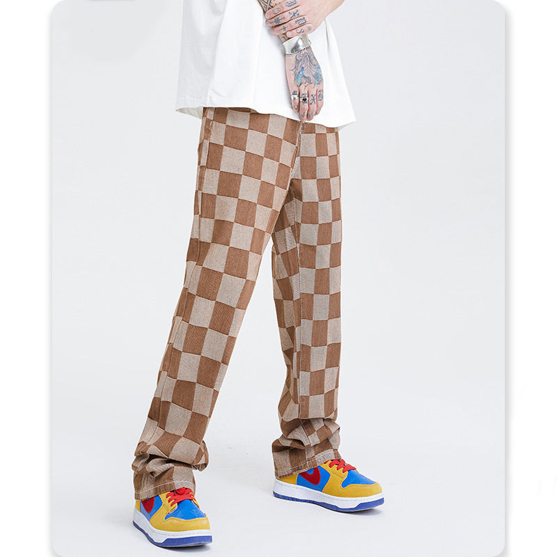Metropolitan Custom Checkered Jeans