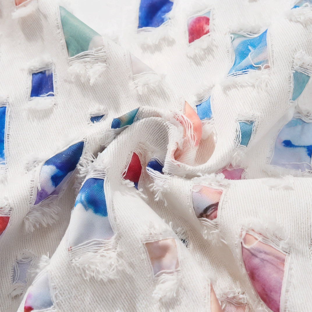 Alexander Chavelir Frayed Denim Shirt