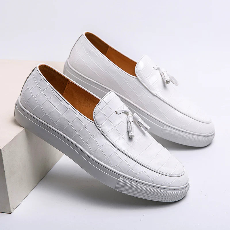 Lacroix Embossed Leather Loafer
